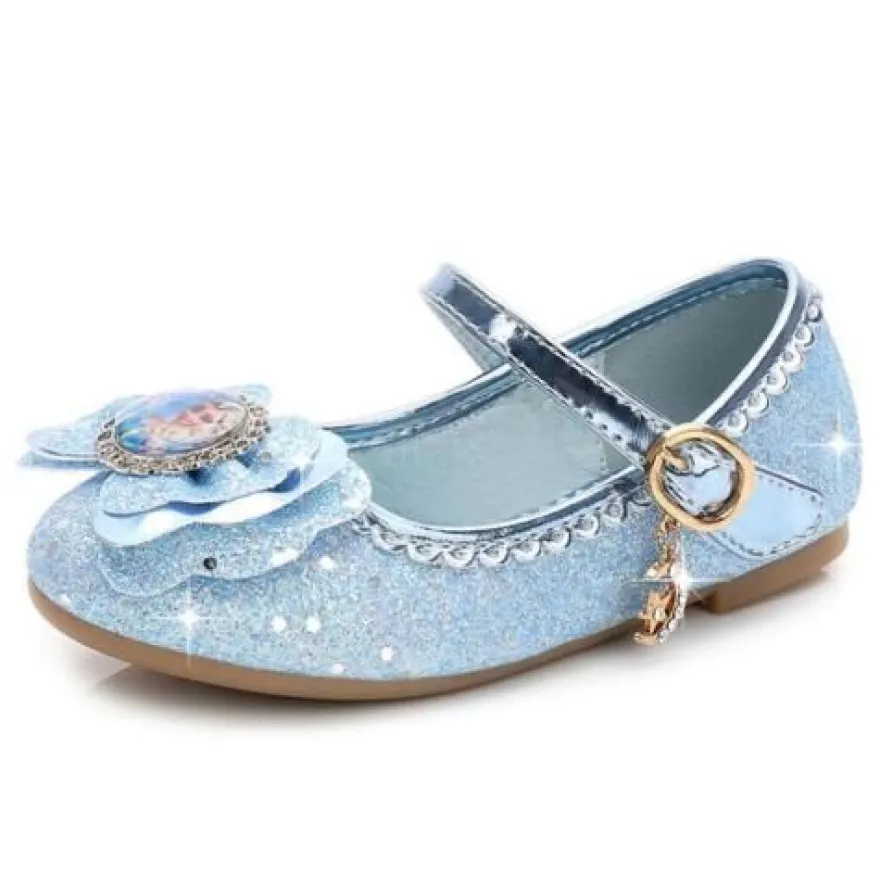 Kleinkind Kinder Madchen Prinzessin Schuhe Glitzer Pailletten Ballerinas Party