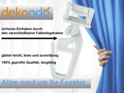 Klick Fix Gardinengleiter Faltengleiter für Gardinen- und Profilschienen