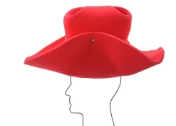 Kölnhut Schaumstoffhut mit Wappen (rot) Karneval Verkleidung Hut Cologne Alaaf