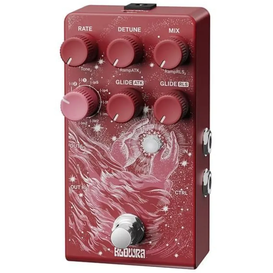 Klowra Effektgerät Vein Pitch Shifter Pedal mit Kabel