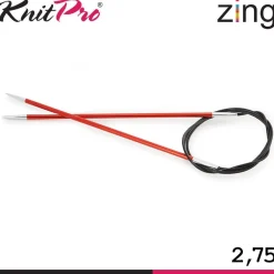 Knit Pro Zing Rundstricknadeln 120 cm leicht glatte Oberfläche 19 Größen