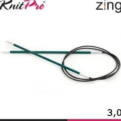 Knit Pro Zing Rundstricknadeln 120 cm leicht glatte Oberfläche 19 Größen