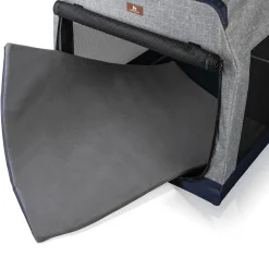Knuffelwuff faltbare Hundebox Autotransportbox mit Aluminiumgestell für den Koff