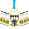 Knut Hansen Hamburg Dry Gin 0,5l ( 42% Vol) + 6x Goldberg Tonic Water 0,2l MEHR