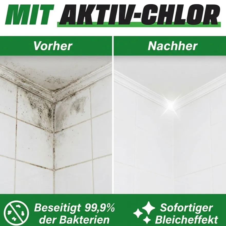 KOKA Schimmelentferner Aktiv Chlor Wand Anti Schimmel-Spray Schimmel-Reiniger