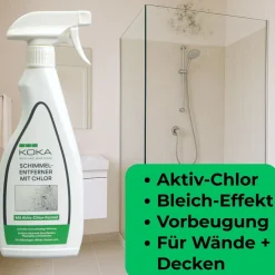 KOKA Schimmelentferner Aktiv Chlor Wand Anti Schimmel-Spray Schimmel-Reiniger