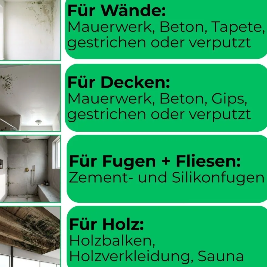 KOKA Schimmelentferner Aktiv Chlor Wand Anti Schimmel-Spray Schimmel-Reiniger