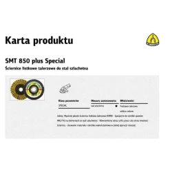 Kombi-Schleifmopteller gewölbt SMT850 plus, ø 125 mm Korn 60 braun (Menge: 5.00)
