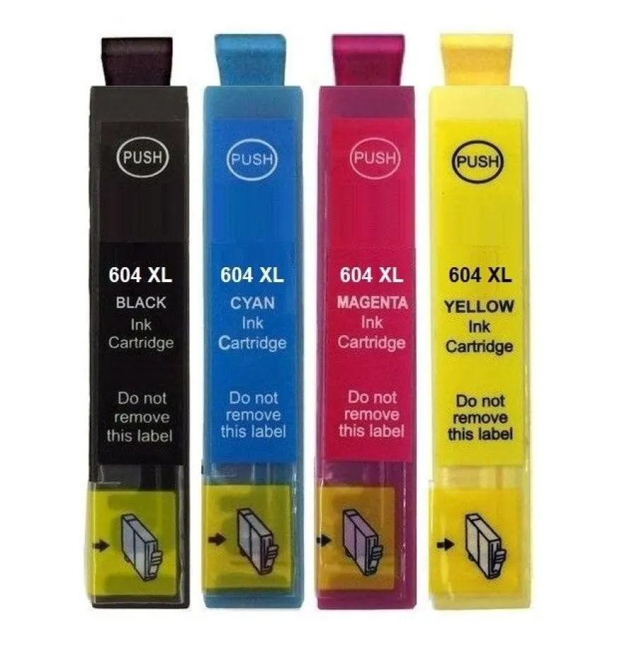4 kompatible Patronen 604XL für Epson XP-2200, 2205, 3200, 3205, 4200, 4205