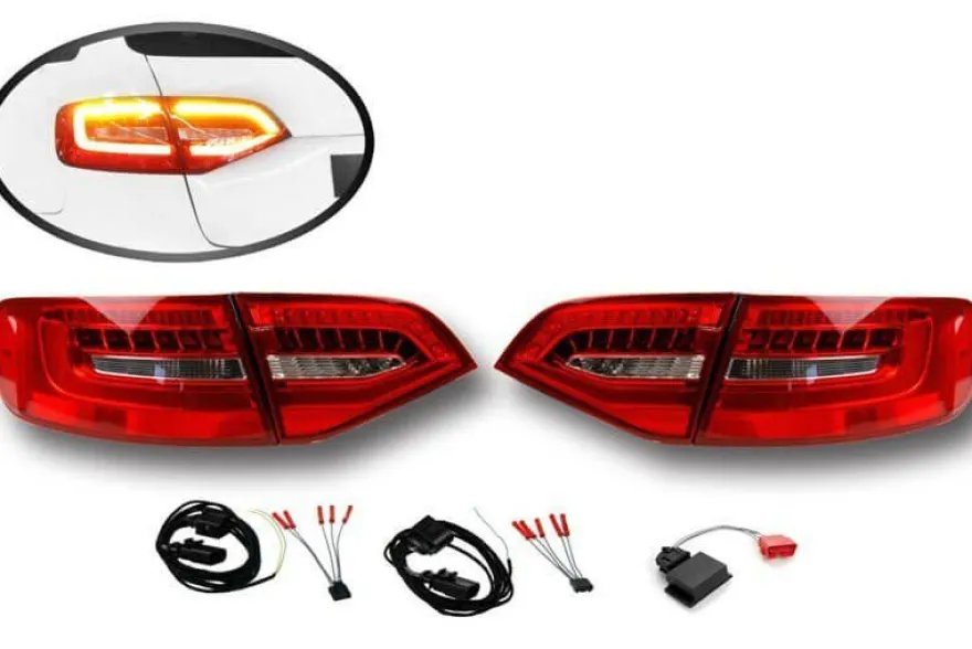 Komplett-Set LED-Heckleuchten für Audi A4, S4 Avant Facelift