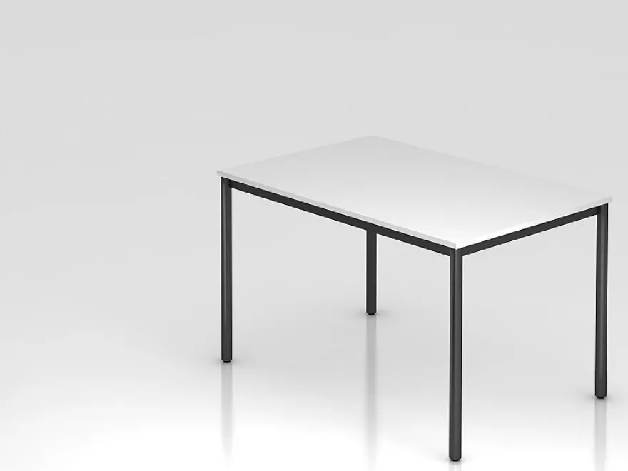 Konferenztisch Meeting D Modell DR12 Gestell schwarz