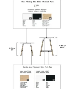 Konferenztisch POLARE mit Massivholzbeinen in Esche 248/328 x 124 x 74 cm