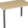Konferenztisch Rundfuß feste Höhe, 1200x800x720, Buche/Anthrazit