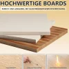 Konferenztisch 240x80cm mit Kabelmanagement - Moderner Besprechungstisch für