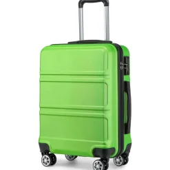 KONO Koffer Trolley M (55cm) Reisekoffer - Apfelgrün, Handgepäck geeignet