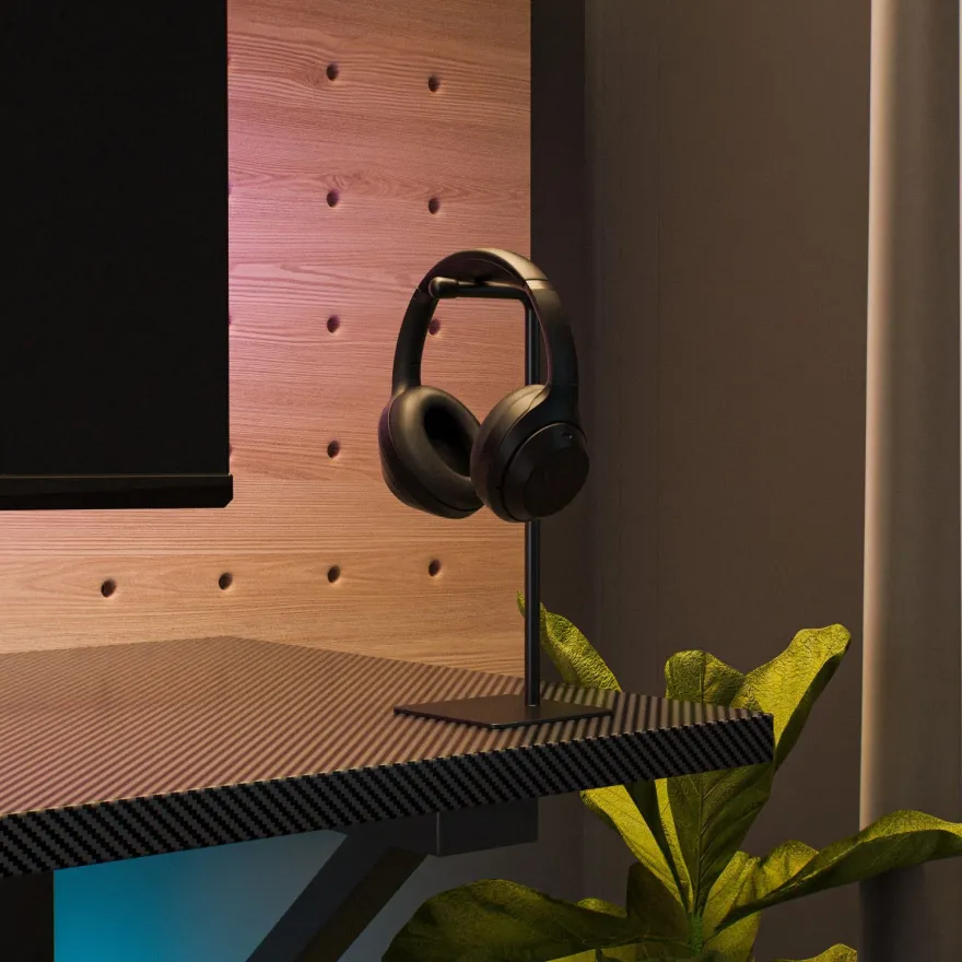 Kopfhörerständer Headset Halterung Kopfhörerdisplay Kopfhörerhalter für Gamer 10873
