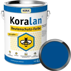 KORA Koralan Beutenschutz-Farbe 2.5 LTR Wetterschutzfarbe für Bienenkästen