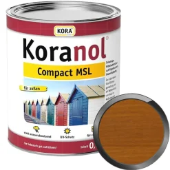 KORA Koranol Compact MSL 0.75 LTR Mittelschichtlasur Holzlasur Wetterschutzlasur