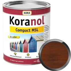 KORA Koranol Compact MSL 0.75 LTR Mittelschichtlasur Holzlasur Wetterschutzlasur