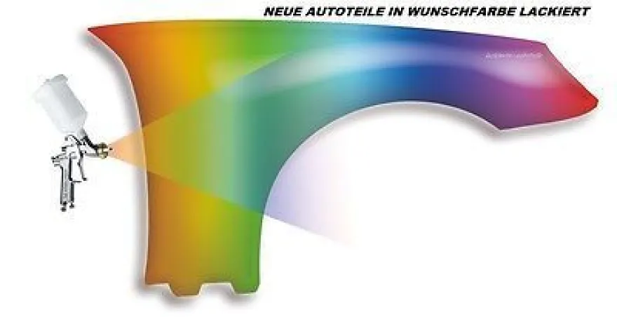 Kotflügel in Wunschfarbe Lackiert passend für VW Caddy 2K 2010-2014