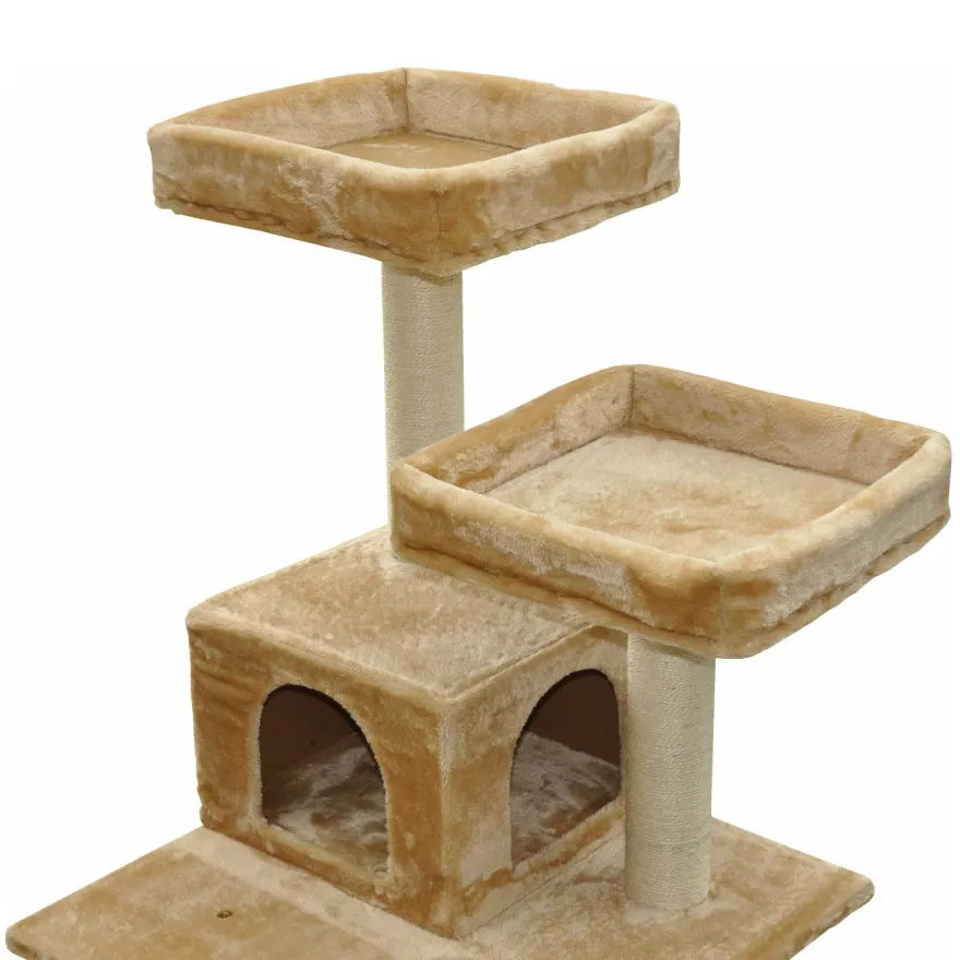 Kratzbaum Findus beige 138 x 60 x 60 cm