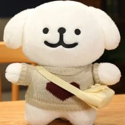 Kreativ Welpen Plüschtier Maltese Hund Plüsch Puppe Doll Kinder Spielzeug Gift 25cm