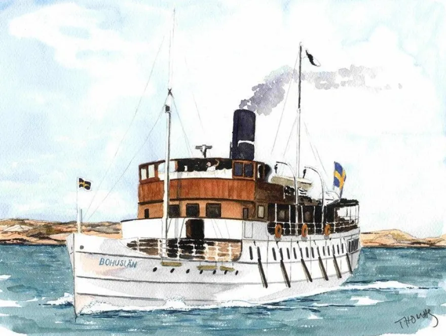 Krick Bohuslän Dampfschiff in 1:45 Baukasten Krick 24506 Bausatz