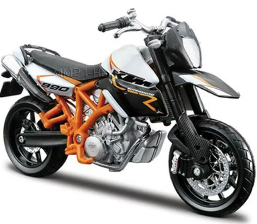 KTM 990 Supermoto R, Bburago Motocross Motorrad Modell 1:18