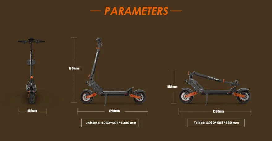 KuKirin G2 Max 1000W faltbarer Elektroroller, Höchstgeschwindigkeit 55km/h,20.8AhAkku
