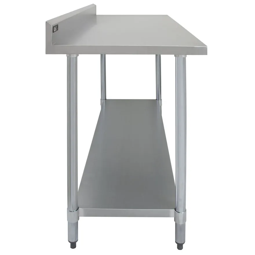 KuKoo Gastro Catering Edelstahl Arbeitstisch Küchentisch Zubereitungstisch 183cm