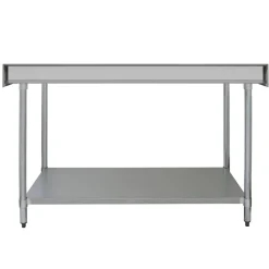 KuKoo Gastro Catering Edelstahl Arbeitstisch Küchentisch Zubereitungstisch 183cm