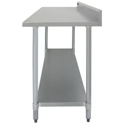 KuKoo Gastro Catering Edelstahl Arbeitstisch Küchentisch Zubereitungstisch 183cm