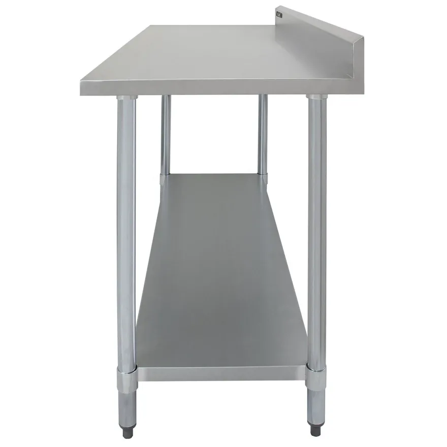KuKoo Gastro Catering Edelstahl Arbeitstisch Küchentisch Zubereitungstisch 183cm
