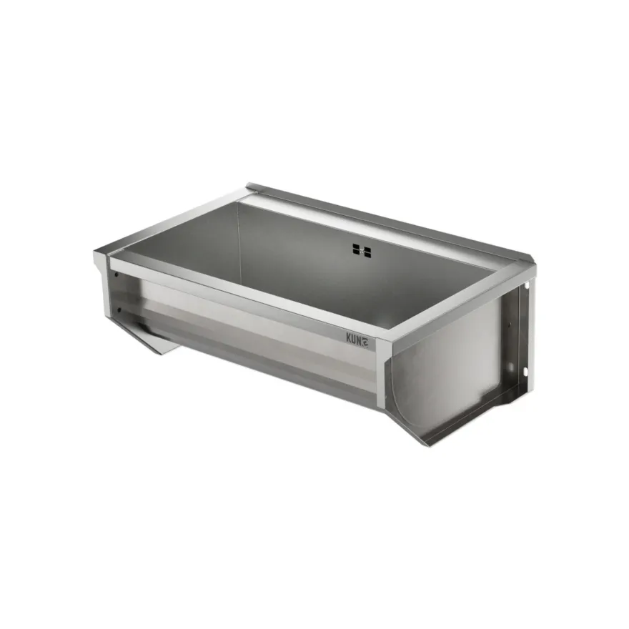 KUNe Solidum 70, Ausgussbecken Edelstahl 78,2 x 47 x 28 cm