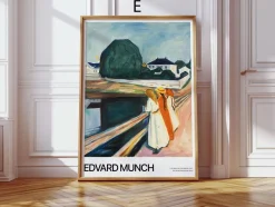 Kunst Poster · Geschenkidee · Edvard Munch Expressionismus Ikonische Gemälde