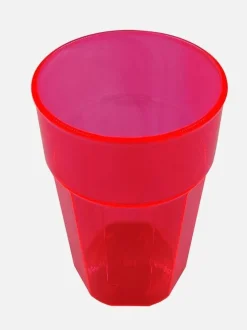 Kunststoff Mehrwegbecher Cocktailbecher bruchfest PC rot - Made in Germany