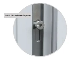 kuporta Haustüren Kunststoff Designline weiß Nebeneingangstür Eingangstür Türen