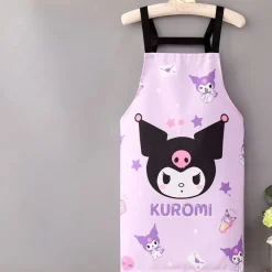 Kuromi Strap Grillschürze Café BBQ Antifouling Olfest Schürze Küchen Arbeitskleidung