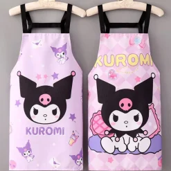 Kuromi Strap Grillschürze Café BBQ Antifouling Olfest Schürze Küchen Arbeitskleidung