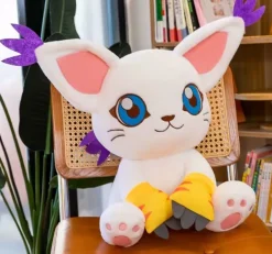 Kuscheltier Digimon Gatomon Tailmon Stofftier Anime Manga Plüsch Figur 40 cm NEU