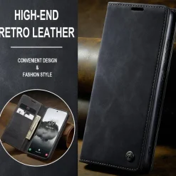 KZB Handyhülle für Samsung Galaxy S24 FE 5G, Klapptasche in Lederoptik