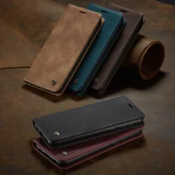 KZB Handyhülle für Samsung Galaxy S24 FE 5G, Klapptasche in Lederoptik