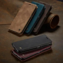 KZB Handyhülle für Samsung Galaxy A26 5G, Klappbar Tasche Flip in Lederoptik