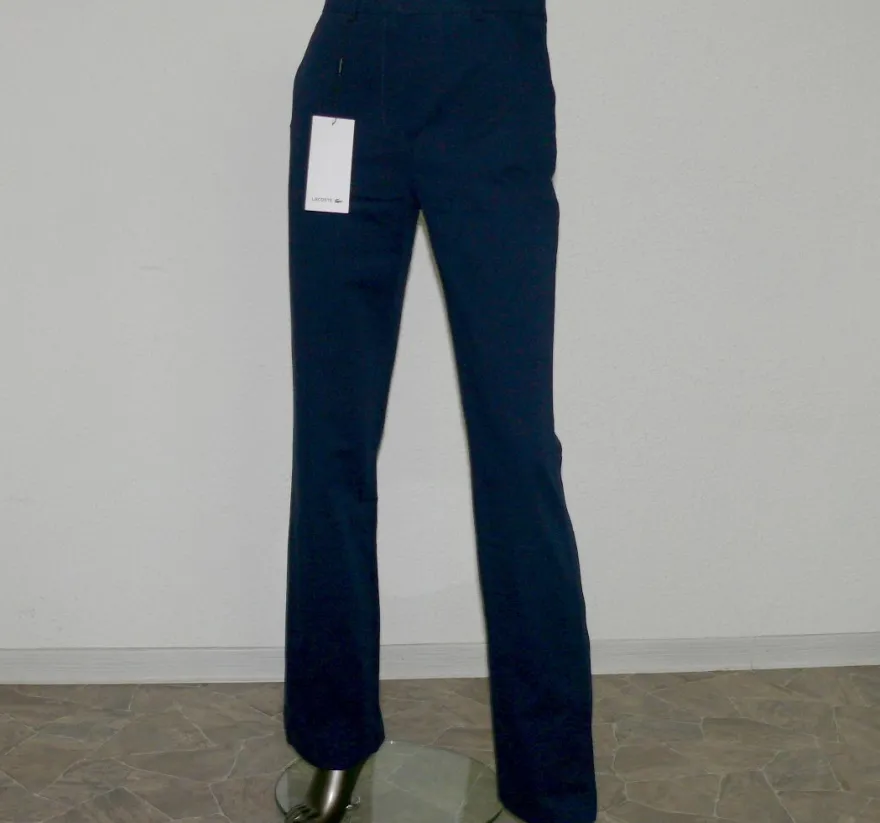 Lacoste Classic HF 2649 166 Elegante Leinen Jeans Hose Regular 32 bis 44 Marine