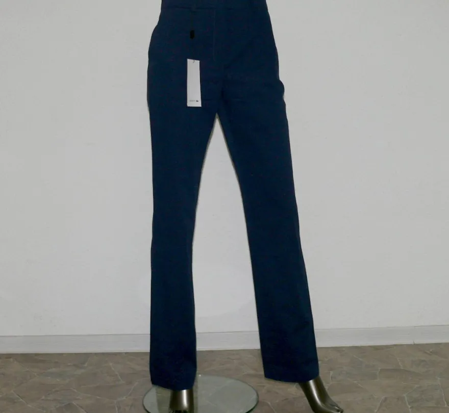 Lacoste Classic HF 2649 166 Elegante Leinen Jeans Hose Regular 32 bis 44 Marine