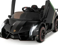 Lamborghini Elektroauto für Kinder, Kinderfahrzeug mit 2,4-G Fernbedienung& Hupe
