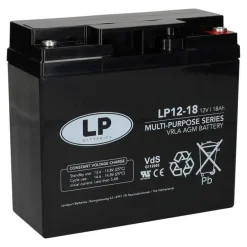 Landport LP12-18 T12 VdS AGM Bleiakku 12V 18Ah – VdS G112120