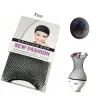 Lange Halb Grau Halb Schwarz Perücke für Damen - Gerade Goth Haar Perücke mit