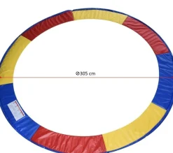 Langlebiger und wetterfester Trampolinrand - 305 cm Durchmesser