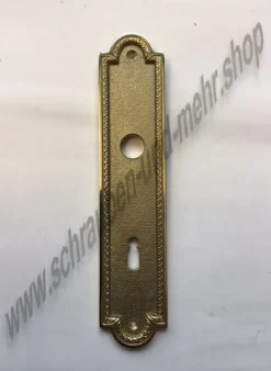 Langschild Jado, LPAN, ischop massiv Messing 72 mm BB PZ passende Schrauben